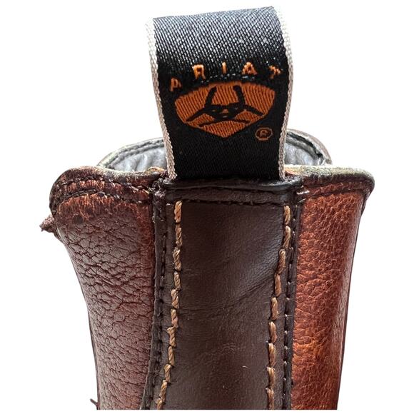 ARIAT Scout Paddock Women 9.5 English Riding Boot Brown Leather Ankle *READ* - Picture 9 of 15